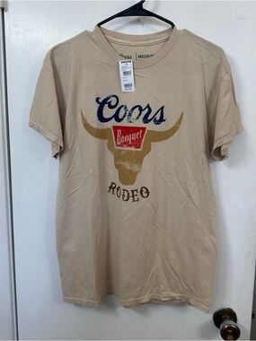 Tilly's Coors Banquet Rodeo Graphic Tee with Blue Print